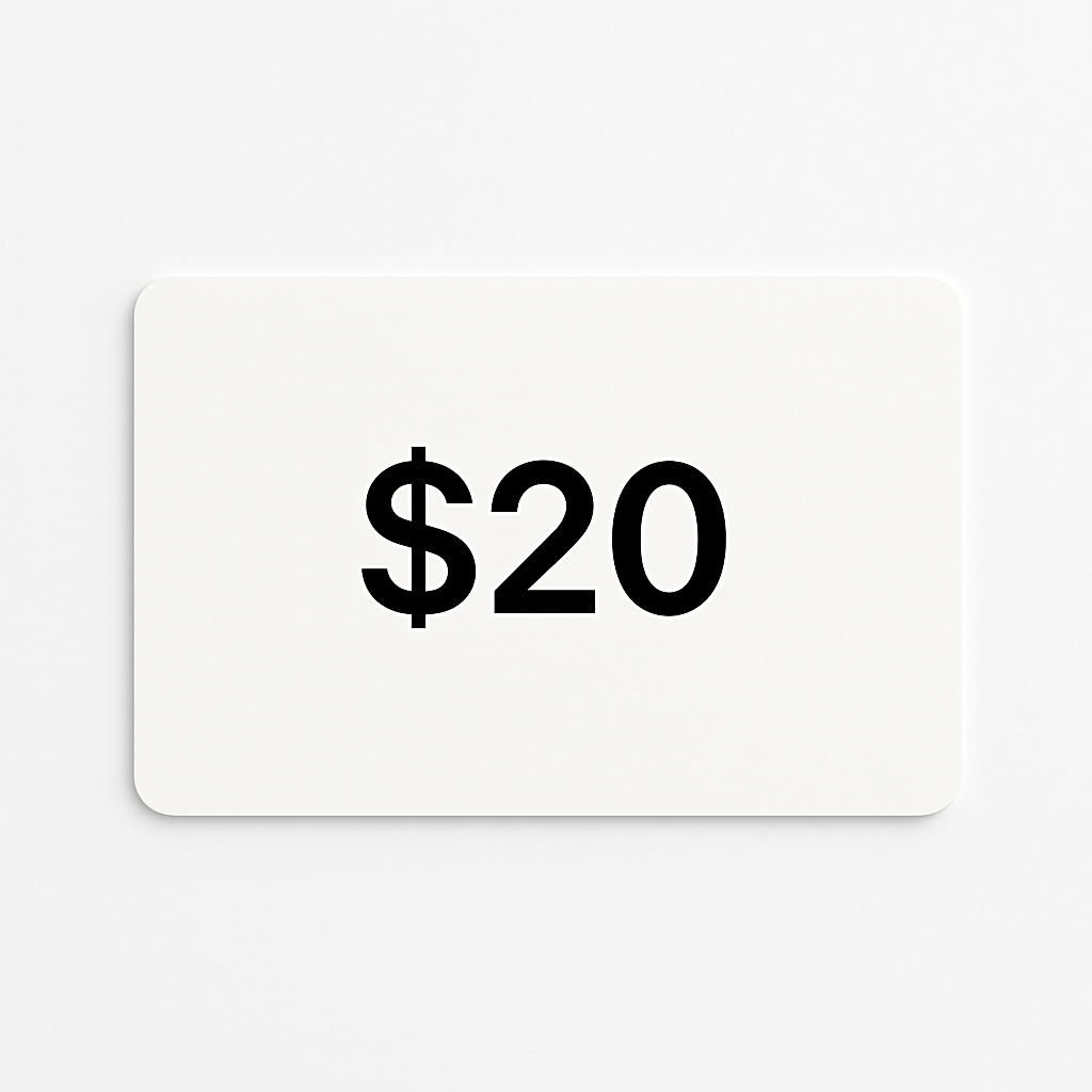 $20 Free Gift Card