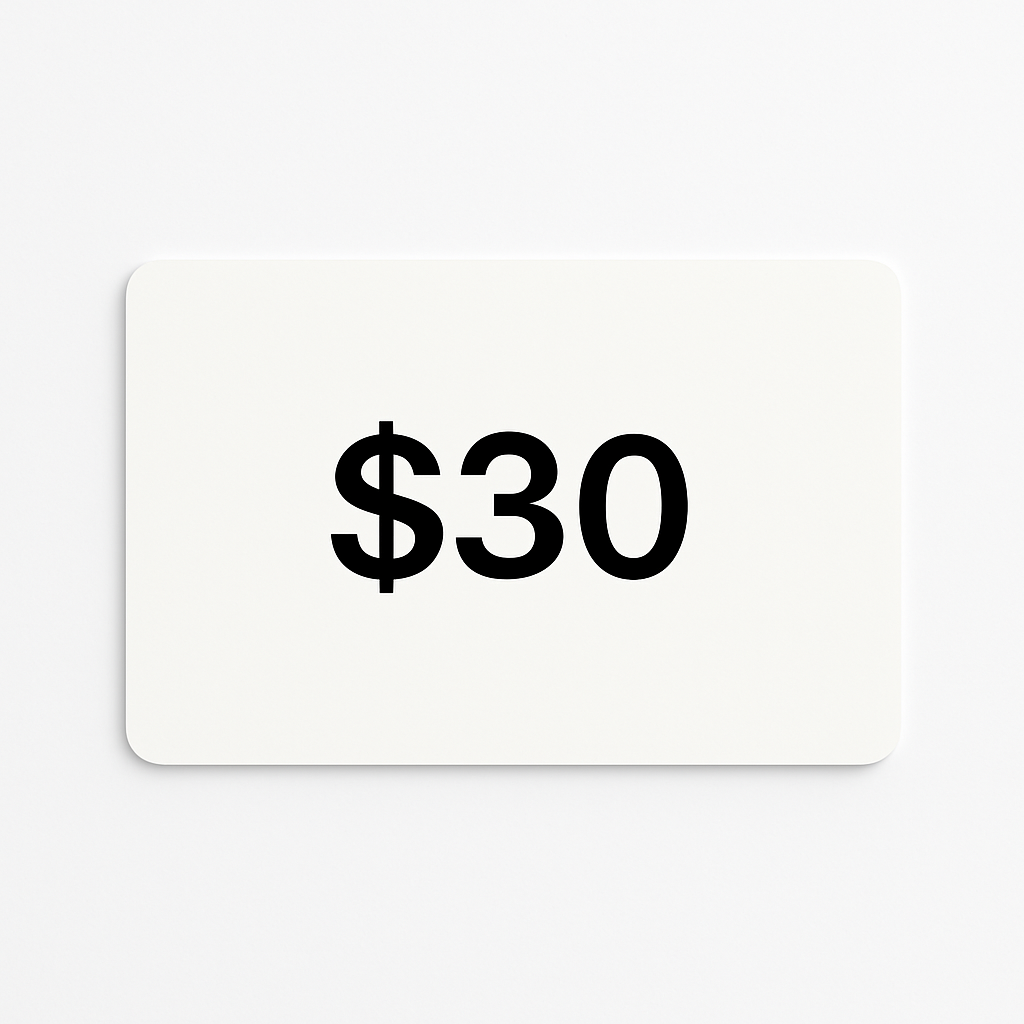 $30 Free Gift Card