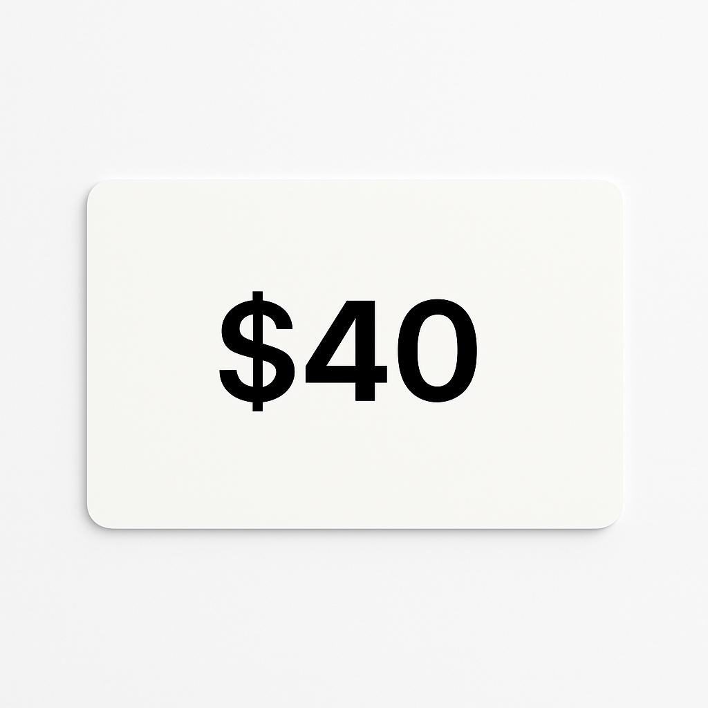 $40 Free Gift Card